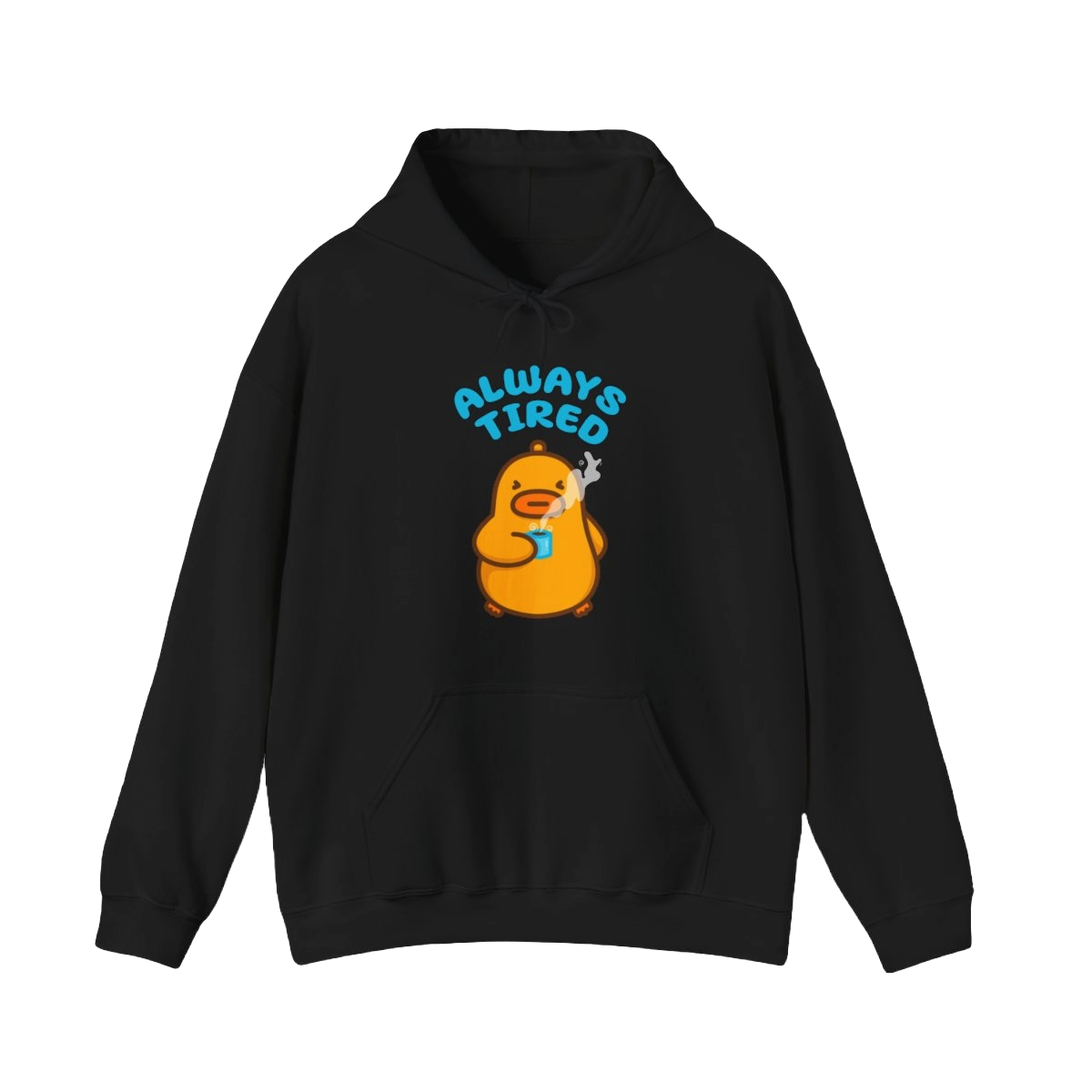Always Tired Black Unisex Hoodie – Studio Gooos
