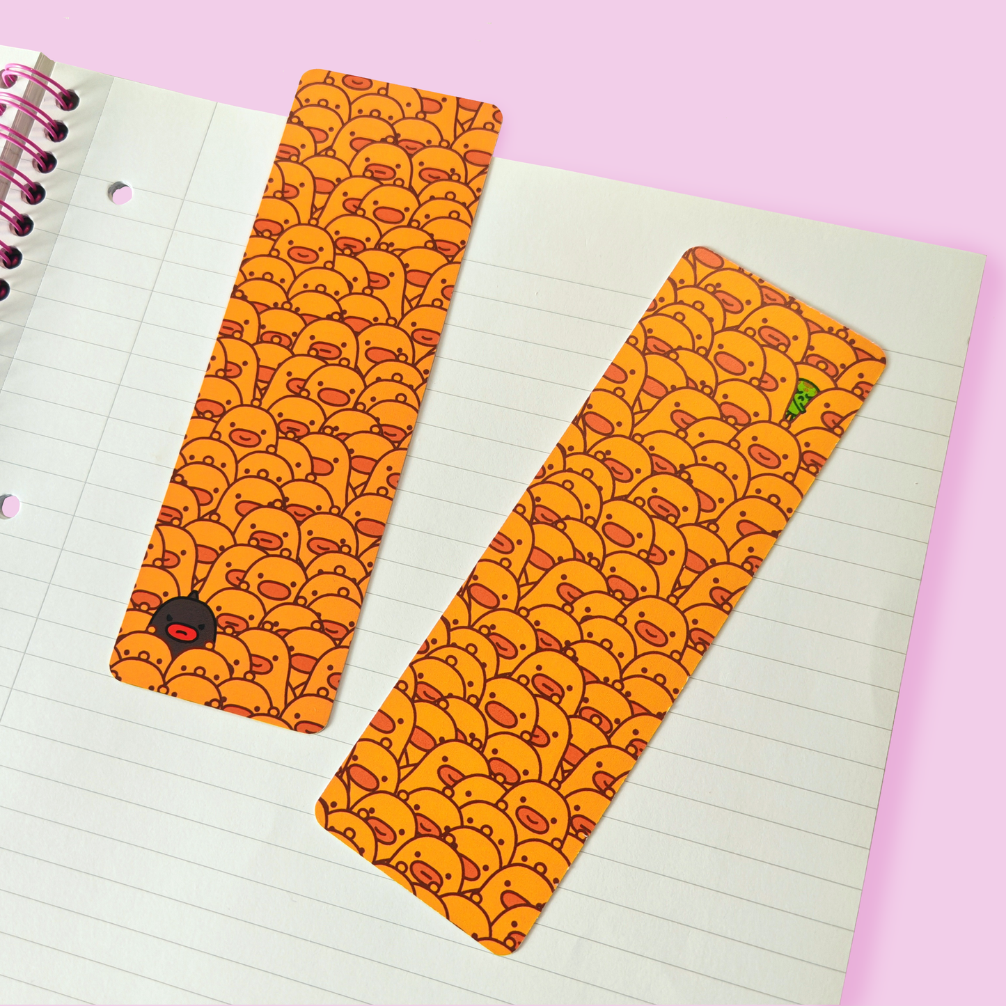 Duck Swarm - Double Sided Bookmark