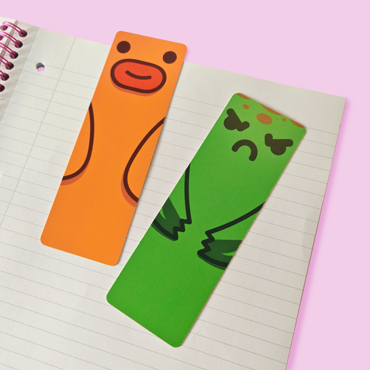 Gwok & Greg Portrait - Double Sided Bookmark