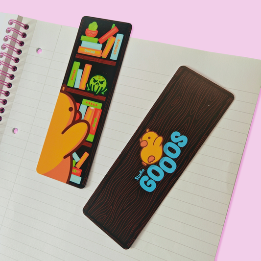 Gwok's Library - Double Sided Bookmark