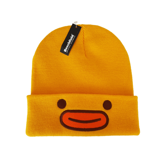 Gwok Duck Beanie Hat - Yellow
