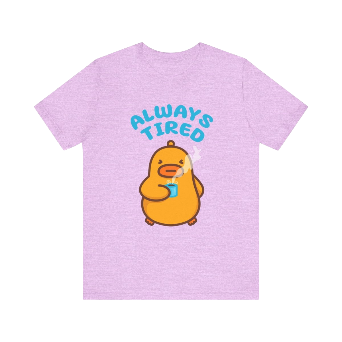 Always Tired Heather Pink Unisex Tshirt