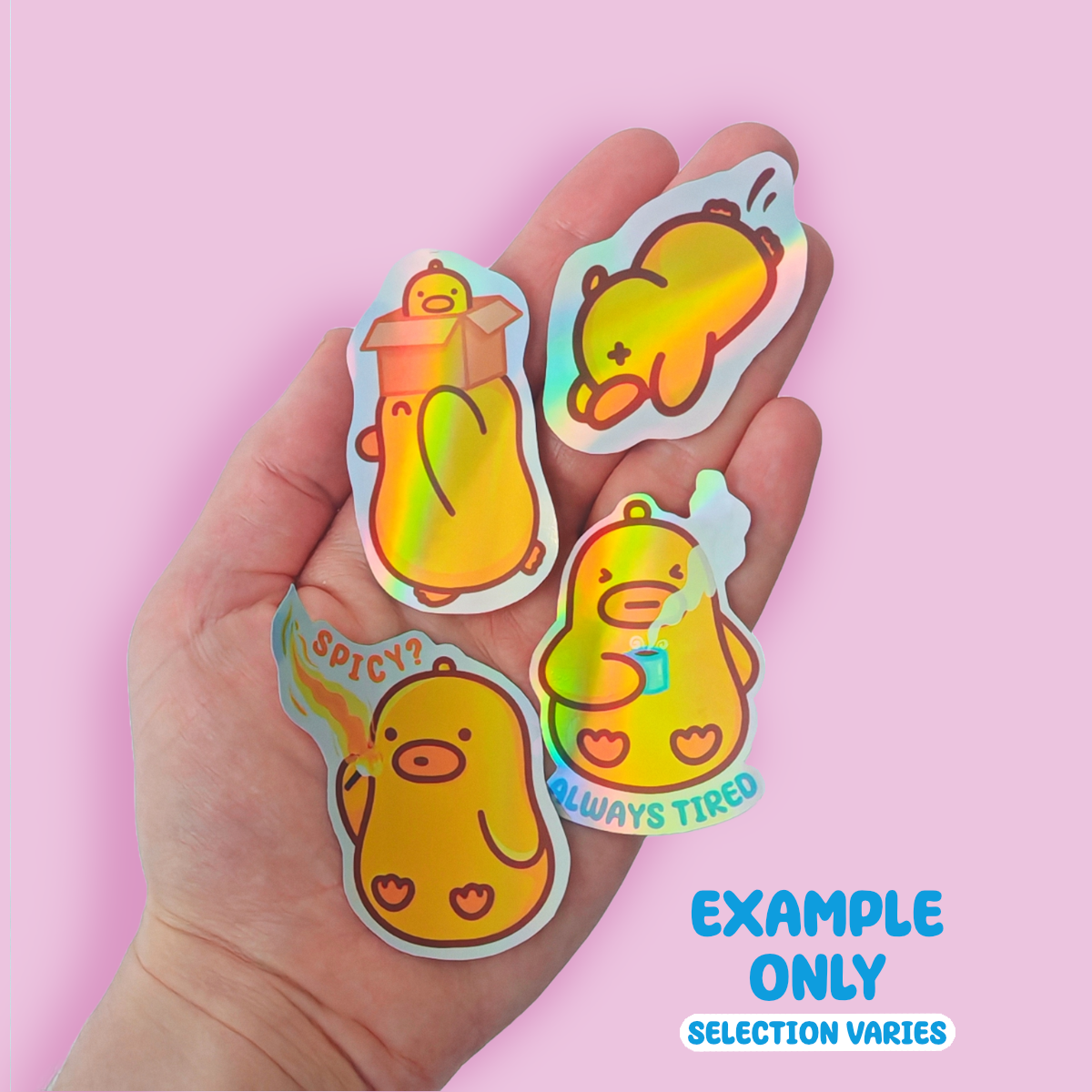 Lucky Dip Grab Bag (4 Random Holographic Stickers)