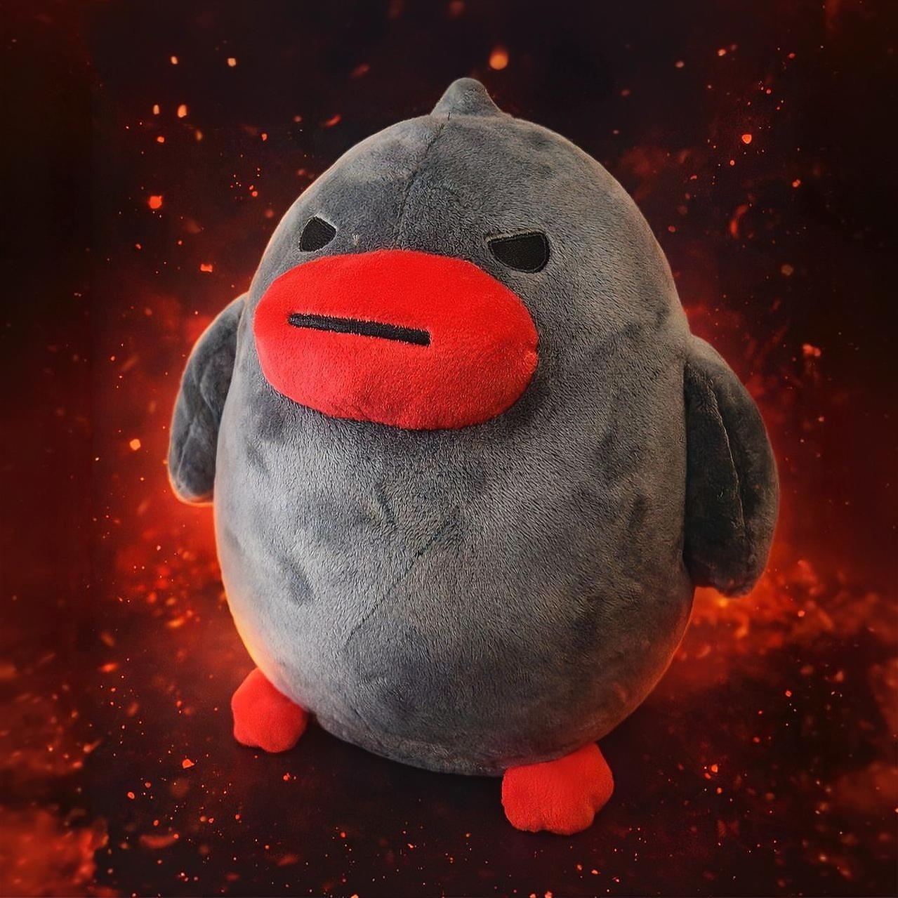 Pok the Goth Duck Plush